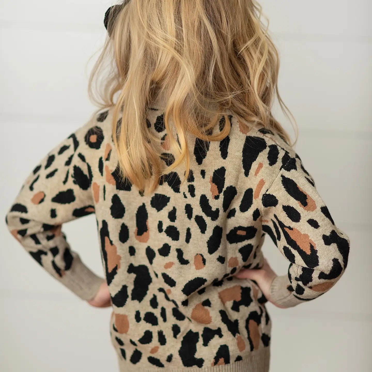 Girls Leopard Cardigan