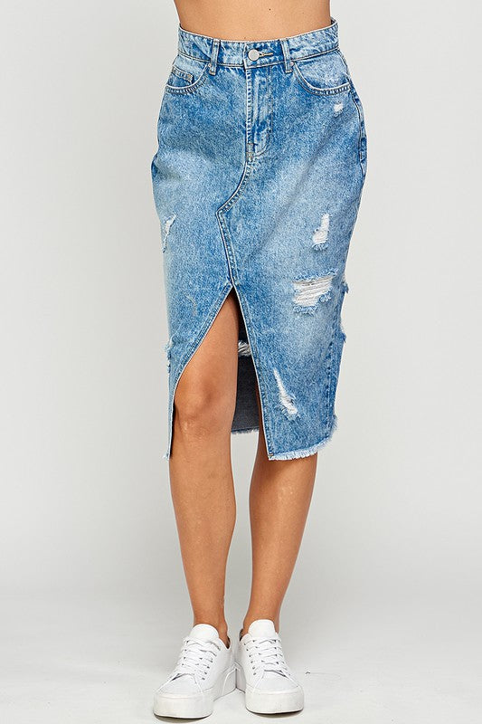 Women's High-Waisted Split Front