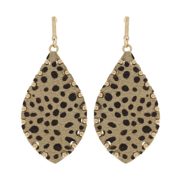 Western Animal Print Earrings