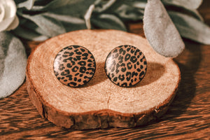 Cheetah Print Earring