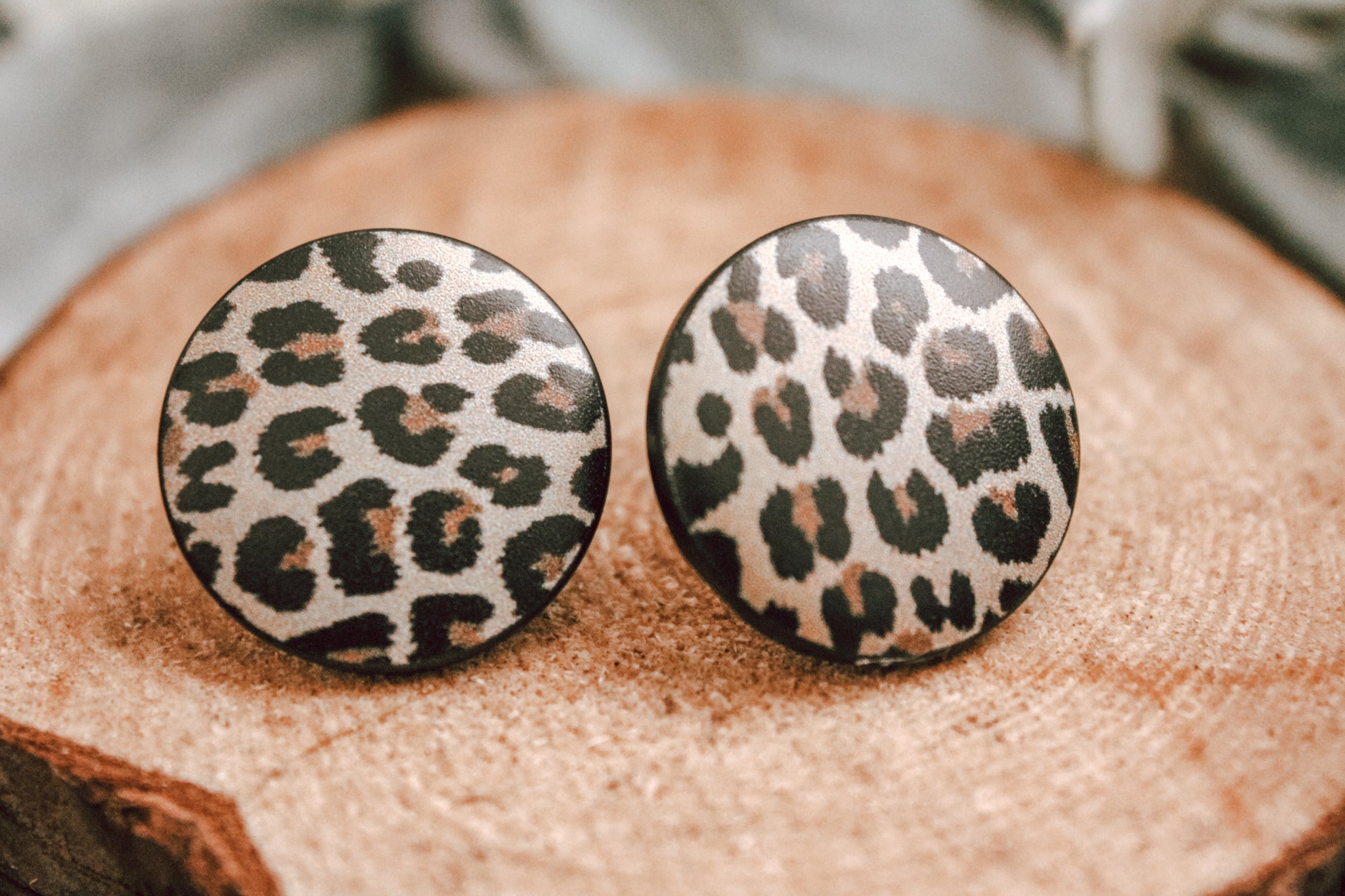 Cheetah Print Earring