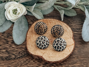 Cheetah Print Earring